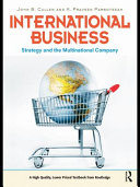 International business : strategy and the multinational company /