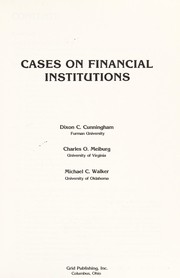 Cases on financial institutions /