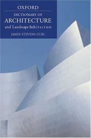 A dictionary of architecture and landscape architecture /