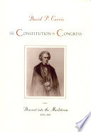 The Constitution in Congress : the Federalist period 1789-1801 /