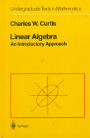 Linear algebra : an introductory approach /