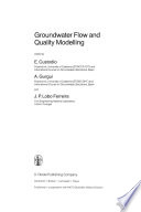 Groundwater Flow and Quality Modelling /