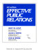 Effective public relations /