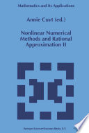 Nonlinear Numerical Methods and Rational Approximation II /