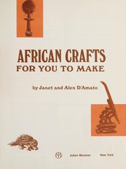 African crafts for you to make /