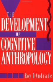 The development of cognitive anthropology /