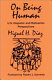 On being human : U.S. Hispanic and Rahnerian perspectives /