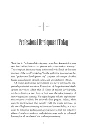 Teacher-centered professional development /