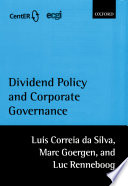 Dividend policy and corporate governance /