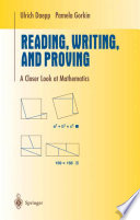 Reading, writing, and proving : a closer look at mathematics /