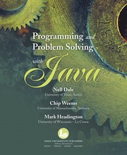 Programming and problem solving with Java /