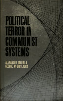 Political terror in communist systems /