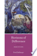 Horizons of difference : engaging with others /