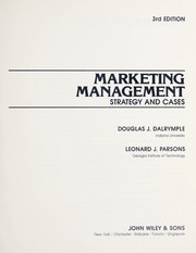 Marketing management : strategy and cases /