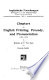 Chapters on English printing, prosody, and pronunciation (1550-1700) /