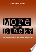 More than Black? : multiracial identity and the new racial order /
