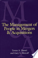 The management of people in mergers and acquisitions /
