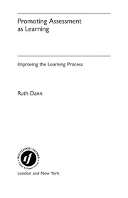 Promoting assessment as learning : improving the learning process /