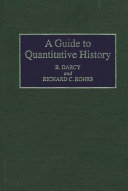 A guide to quantitative history /