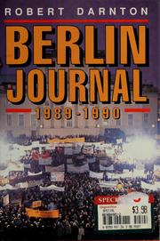 Berlin journal : 1989-1990 /