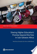 Sharing higher education's promise beyond the few in Sub-Saharan Africa /