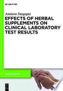 Effects of herbal supplements in medicine /