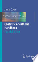 Obstetric anesthesia handbook /