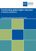 Transforming global higher education : a feminist perspective /