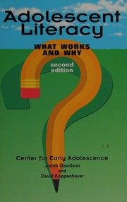 Adolescent literacy : what works and why /