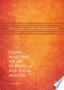 Essays reflecting the art of political and social analysis /