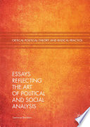 Essays Reflecting the Art of Political and Social Analysis /