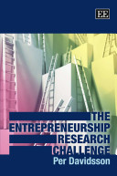 The entrepreneurship research challenge /