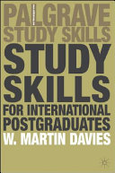 Study skills for international postgraduates /