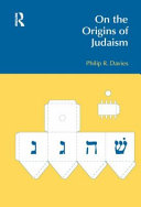 On the origins of Judaism /