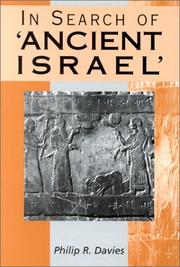 In search of 'ancient Israel' /