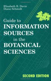 Guide to information sources in the botanical sciences /
