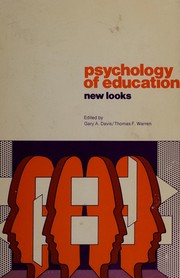 Psychology of education ; new looks /