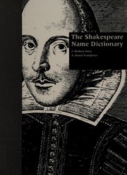 The Shakespeare name dictionary /