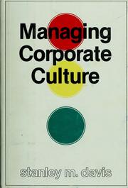 Managing corporate culture /