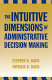 The intuitive dimensions of administrative decision making /