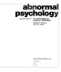 Abnormal psychology : an experimental clinical approach /