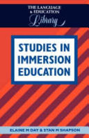 Studies in immersion education /