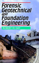 Forensic geotechnical and foundation engineering /