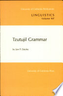 Tzutujil grammar /