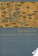 Sources of Chinese tradition /