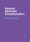 Against aesthetic exceptionalism /