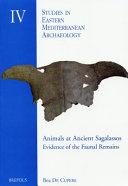 Animals at ancient Sagalassos : evidence of the faunal remains /