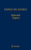 Ennio De Giorgi : selected papers /