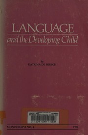 Language and the developing child /