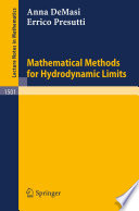 Mathematical methods for hydrodynamic limits /